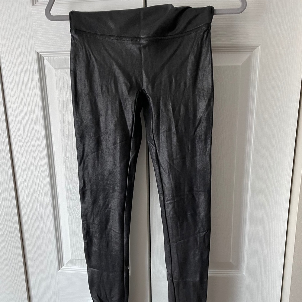 Spanx Faux Leather Leggings M
